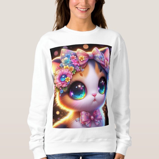 Cutecat Sweatshirt (Vorderseite)