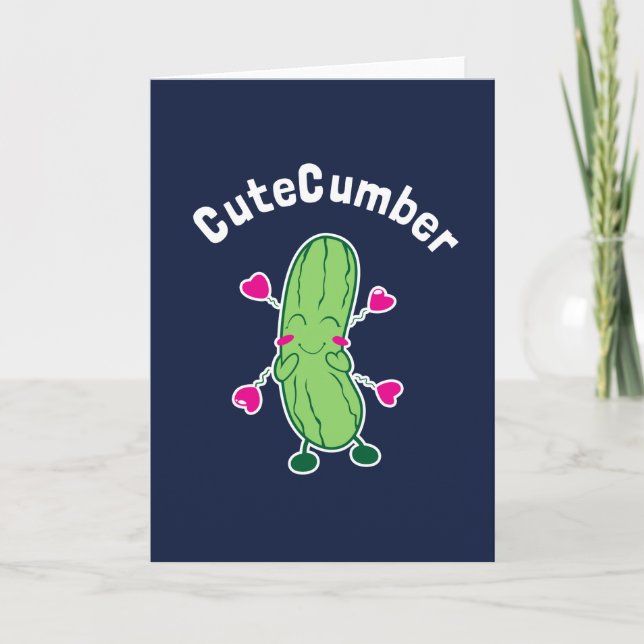 CuteCumber Karte (Vorderseite)