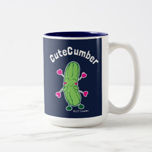 CuteCumber Zweifarbige Tasse