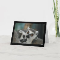 CuteLemur liebt jede gelegentliche Grußkarte