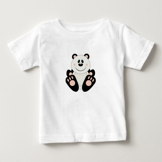 Cutelyn Panda Bear Baby T-shirt (Vorderseite)