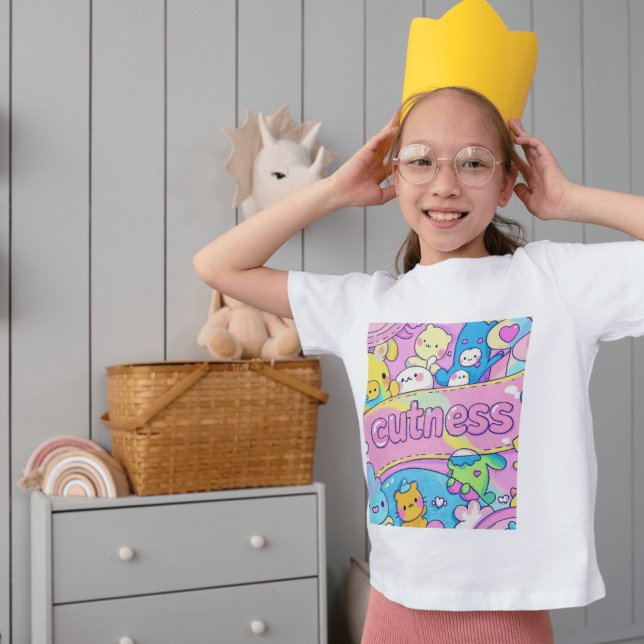 "Cuteness Overload Tasse - Kawaii Cartoon Friends" Baby T-shirt (Von Creator hochgeladen)