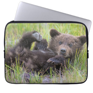 Cutest Baby Animals   Baby Brown Bear Cub Laptopschutzhülle