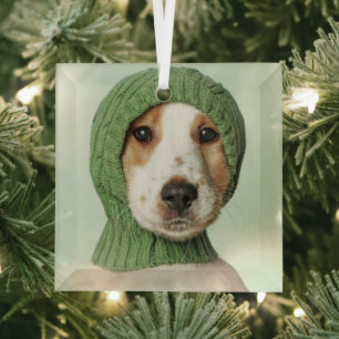 Cutest Baby Animals Cocker Spaniel Puppy Ornament Aus Glas