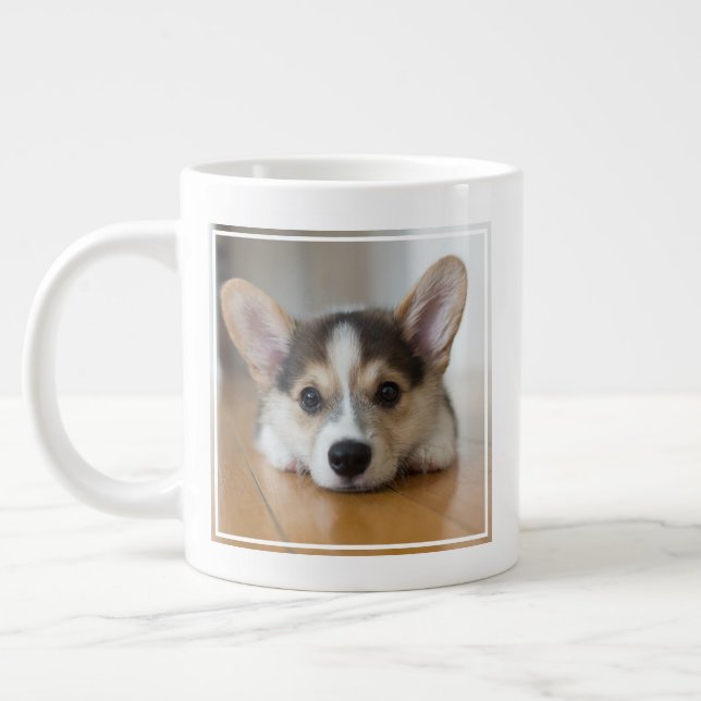 Cutest Baby Animals | Corgi Puppy Looking Jumbo-Tasse (Links)