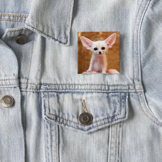 Cutest Baby Animals | Fennec Fox Button (Beispiel)