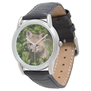 Cutest Baby Animals   Fox Kit Armbanduhr