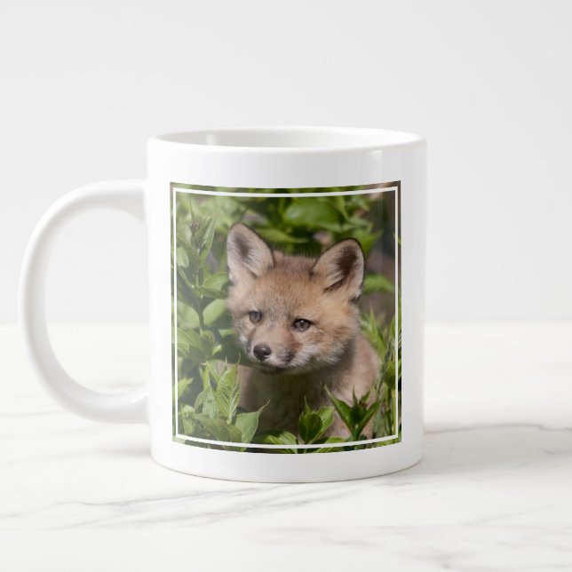 Cutest Baby Animals | Fox Kit Jumbo-Tasse (Links)