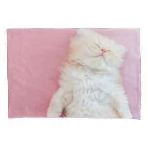 Cutest Baby Animals   Lovely Kitten Sleeping Kissenbezug