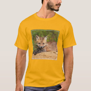 Cutest Baby Animals   Red Fox Pup T-Shirt