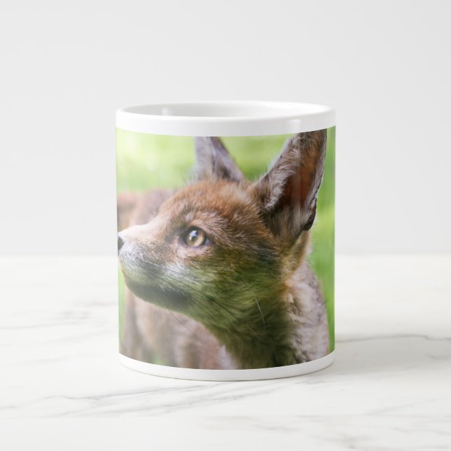 Cutest Baby Animals | Urban Fox Jumbo-Tasse (Vorderseite)