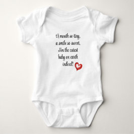 Cutest Baby On Earth, Welcome Little One, Unisex   Baby Strampler