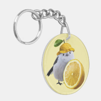 Cutest Hokkaido Bird with Lemon Schlüsselanhänger