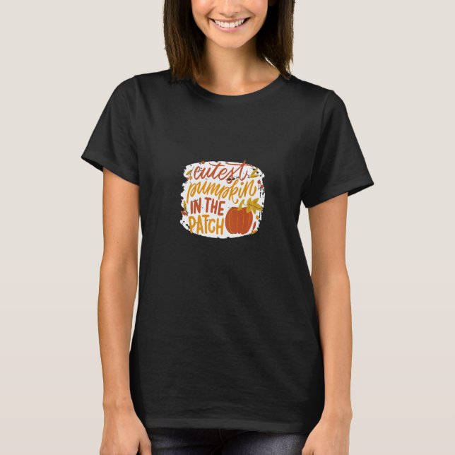 Cutest pumpkin in patch Autumn Premium T-Shirt (Vorderseite)