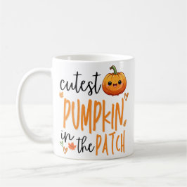 Cutest Pumpkin in the Patch, Fall First Halloween Kaffeetasse