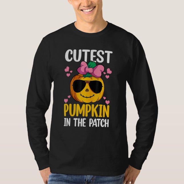 Cutest Pumpkin In The Patch   Halloween Men Women T-Shirt (Vorderseite)