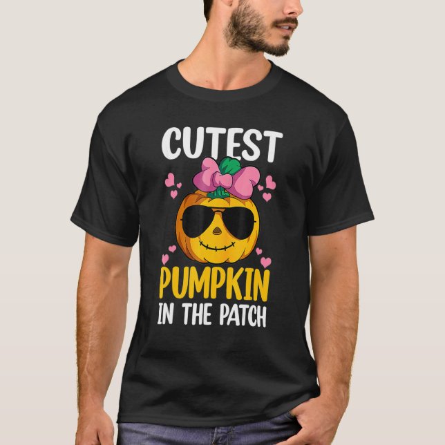 Cutest Pumpkin In The Patch   Halloween Men Women T-Shirt (Vorderseite)