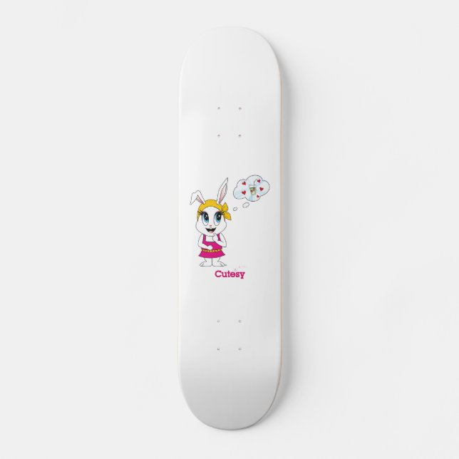 Cutesy Bunny™ Skateboard (Vorderseite)