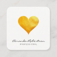 Cutesy Gold Heart