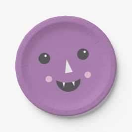 Cutesy Kid's Vampire Halloween-Party Plate Pappteller