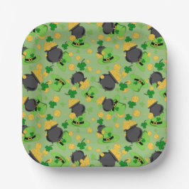 Cutesy Luck für die irische Papierplatte Pappteller