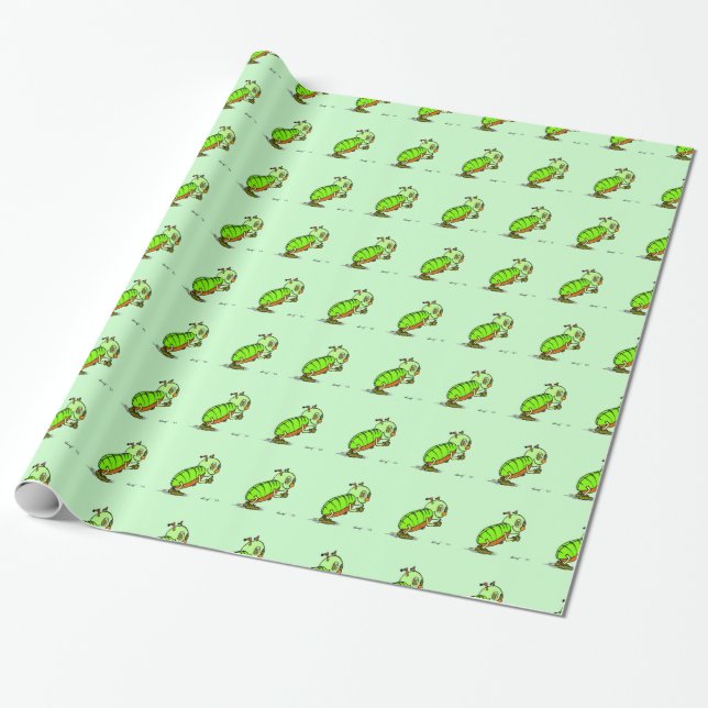 Cutey Bug Wrapping Paper Geschenkpapier (Ungerollt)