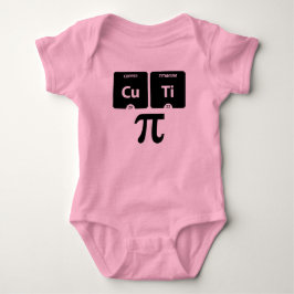 CuTi Pi - Baby Jersey Bodysuit (Pink) Strampler