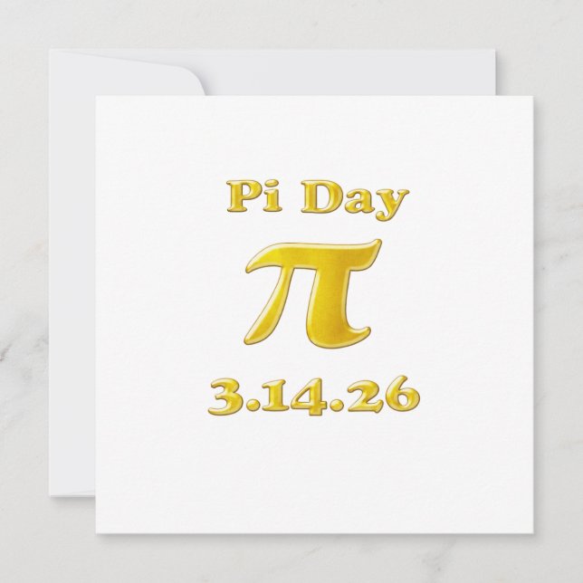 Cutie 3.14 Pi Day Save The Date (Vorderseite)