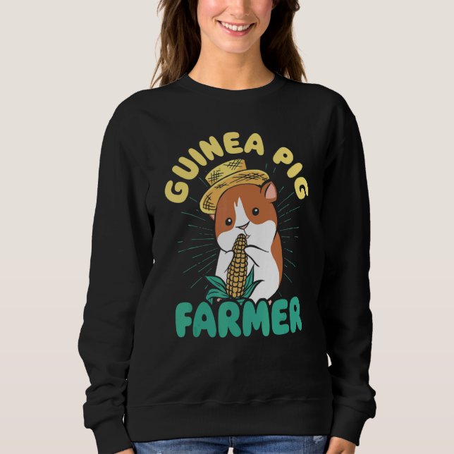 Cutie Guinea Pig Farmer Pig Owner Animals Cavy Pet Sweatshirt (Vorderseite)