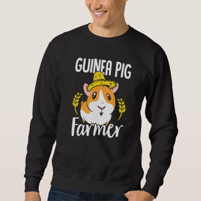 Cutie Guinea Pig Farmer Pig Owner Animals Cavy Pet Sweatshirt (Vorderseite)