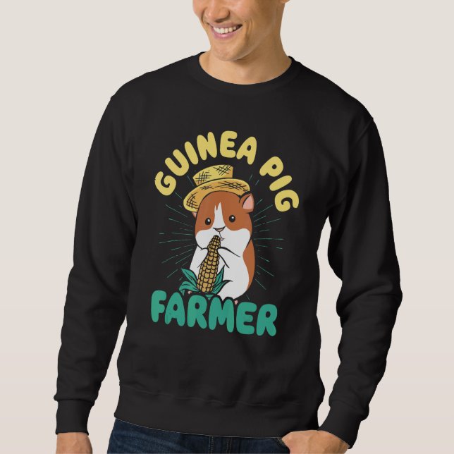 Cutie Guinea Pig Farmer Pig Owner Animals Cavy Pet Sweatshirt (Vorderseite)