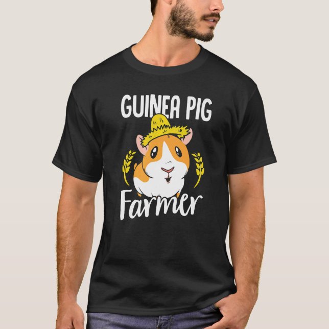 Cutie Guinea Pig Farmer Pig Owner Animals Cavy Pet T-Shirt (Vorderseite)