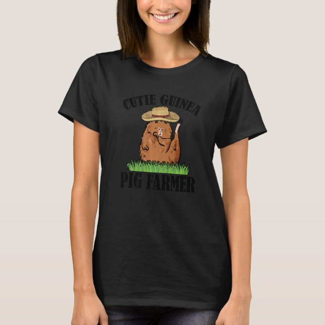 Cutie Guinea Pig Farmer Pig Owner Animals Cavy Pet T-Shirt (Vorderseite)