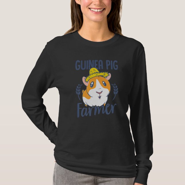 Cutie Guinea Pig Farmer Pig Owner Animals Cavy Pet T-Shirt (Vorderseite)
