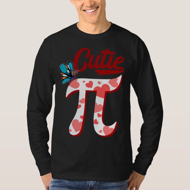 Cutie Pi Day Math  for Teachers Men Women Kids T-Shirt (Vorderseite)