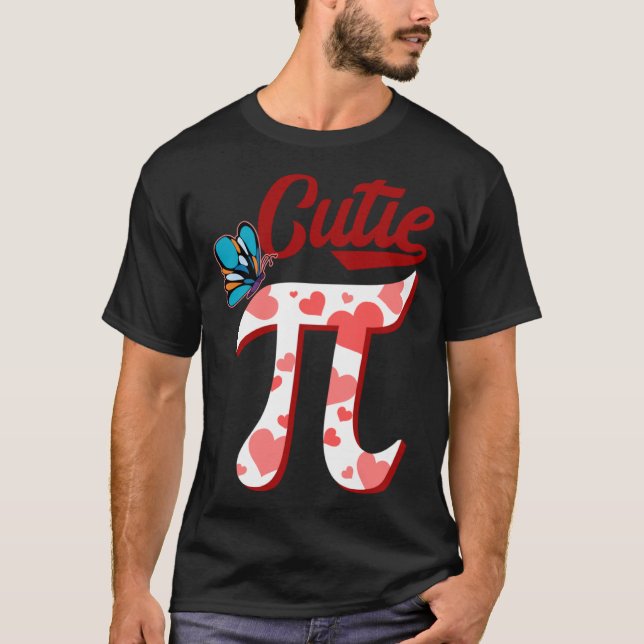 Cutie Pi Day Math  for Teachers Men Women Kids T-Shirt (Vorderseite)