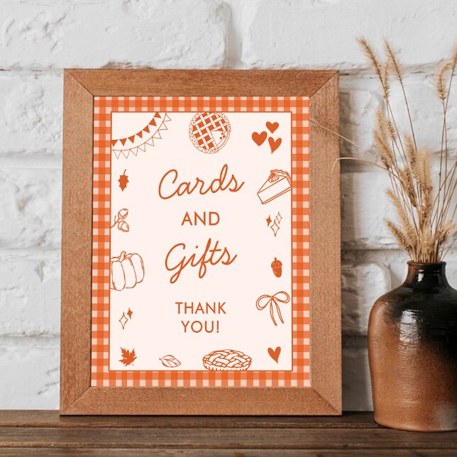 Cutie Pie Cards & Gifts Baby Shower Sign Poster (Von Creator hochgeladen)