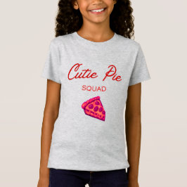Cutie Pie Squad Mädchen-Valentinstag T-Shirt
