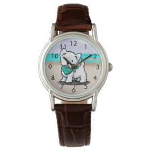 Cutieface Westie Watch Armbanduhr