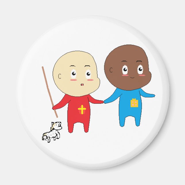 Cutiful Kids Art Baby St. Nicholas Sinterklaas Magnet (Vorne)