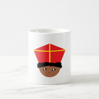 Cutiful Kids Art St. Nicholas Miter Zwarte Piet Tasse