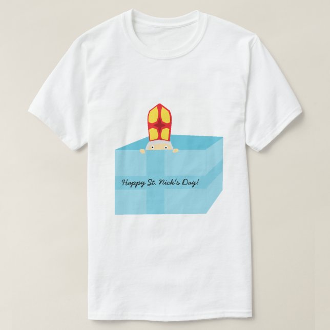 Cutiful Kids Art St. Nicholas Sinterklaas Funny T-Shirt (Design vorne)