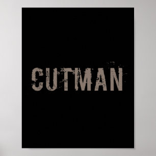 Cutman T-Shirt für den lustigen Boxer Cutman Sign Poster