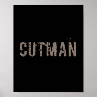 Cutman T-Shirt für den lustigen Boxer Cutman Sign Poster