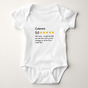 Cutness 5 Star Baby Strampler