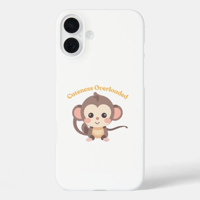 Cutness Overloading : Monkey Collection Case-Mate iPhone Hülle (Rückseite)