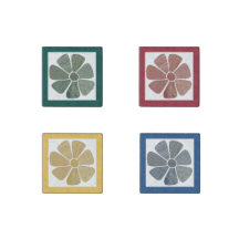 Cutout Blume Mix und Farbe zuordnen