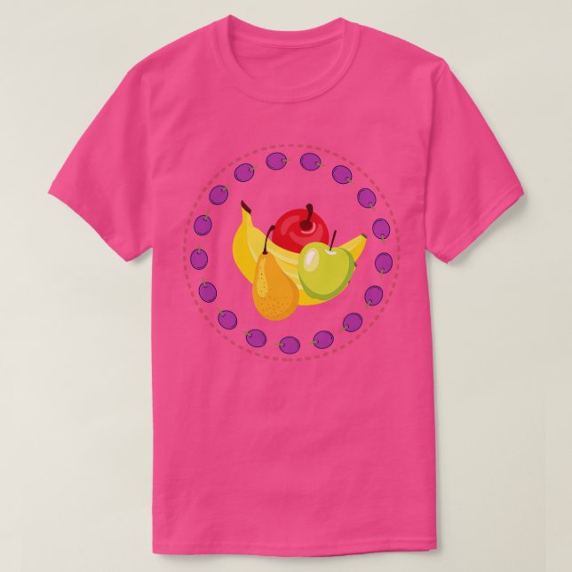 CutOut Fruit-Briefmarke T-Shirt (Design vorne)