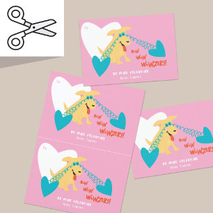 Cuttable Funny Dog Valentine Card Paar Dankeskarte