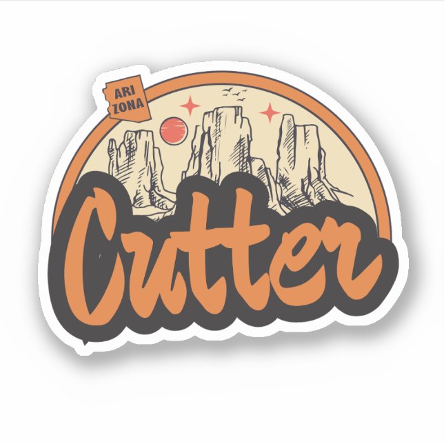 Cutter, Arizona Aufkleber (Vorderseite)